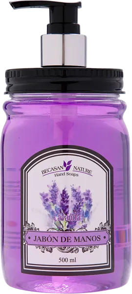 Изображение Мыло жидкое для рук Бекасан нейче лаванда БиСиЭс п/у, 500 мл