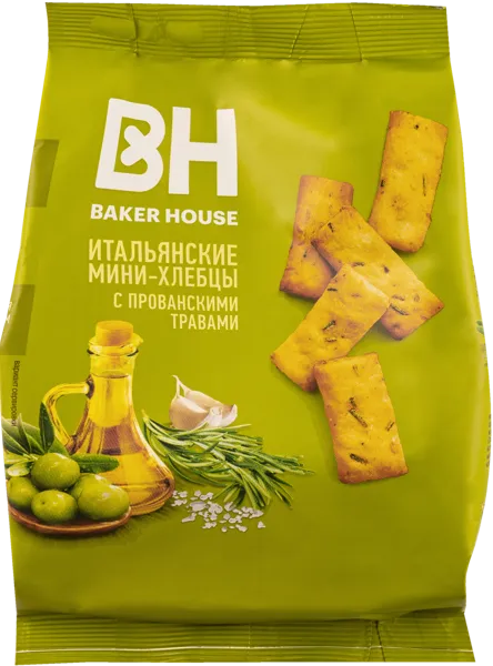 Изображение Хлебцы Бейкер Хаус мини прованские травы Раменский м/у, 110 г