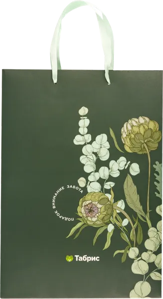 Изображение Пакет 24*34см бумажный Табрис артишок изумрудный ТАБРИС , 1 шт