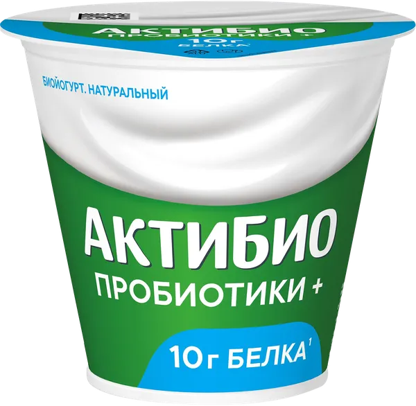 Изображение Биойогурт 3,5% Актибио натуральный Эйч энд Эн п/б, 220 г