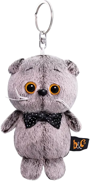 Изображение Брелок для ключей Будибаса басик с бантиком Джи энд Би , 1 шт