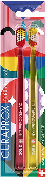 Изображение Зубная щетка ультрамягкая Курапрокс пауэр смайл 5460 Кураден п/у, 2 шт