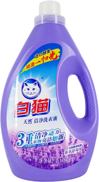 Изображение Средство для стирки жидкое Баимао лаванда универсальное Шанхай Хачисон п/у, 2,1 л