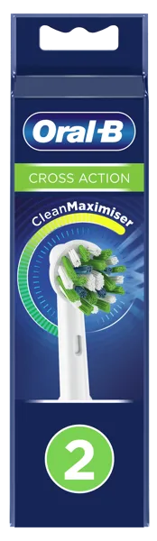 Изображение Насадка для электро щетки Орал-би кросс экт еб50рб Проктер Энд Гэмбл п/у, 2 шт