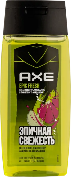 Изображение Гель для душа мини мужской Акс эпичная свежесть 3в1 Юнилевер п/у, 100 мл