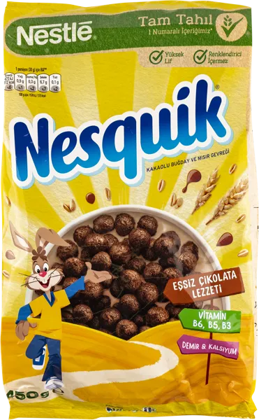 Изображение Готовый завтрак Несквик шарики шоколадные Нестле м/у, 450 г