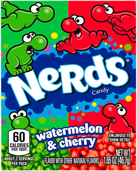 Изображение Драже Нердс арбуз дикая вишня Феррара кор, 46,7 г