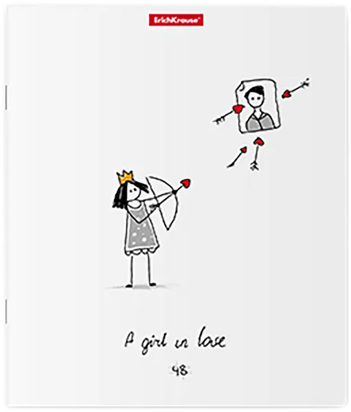 Изображение Тетрадь 48л клетка Эрих Краузе дримс оф лав Эрих Краузе , 1 шт