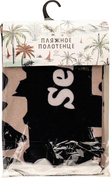 Изображение Полотенце 70*140см пляжное Этель леопард Этель м/у, 1 шт