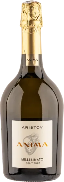 Изображение Вино игристое белое брют Аристов Анима ЗНМП миллезимато Кубань Вино с/б, 0,75 л