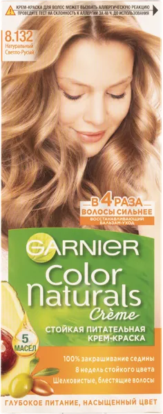 Изображение Краска для волос Колор нэйчралс натур светло-русый №8.132 Лореаль к/у, 1 шт