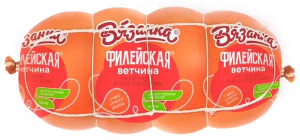 Изображение Ветчина вареная Вязанка филейская Стародвор колбасы п/а, 450 г