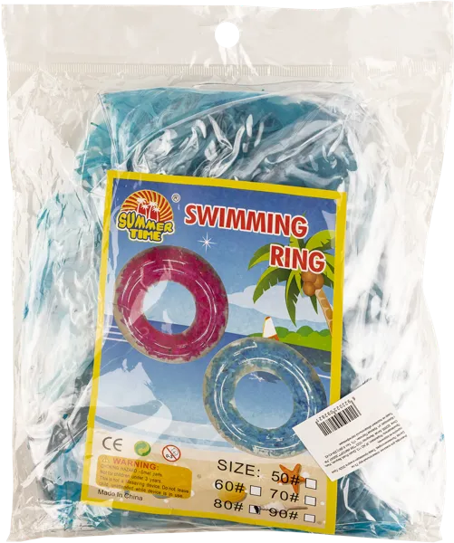 Изображение Круг 53см для плавания Ройманн с розовыми перьями Ройманн м/у, 1 шт