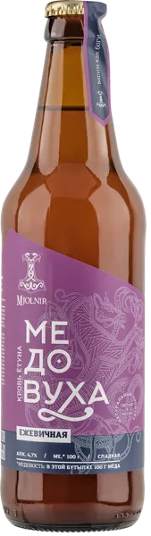 Изображение Медовуха Ежевика п/сл 4,7% Мьелнир кровь ётуна Традиции Предков с/б, 0,5 л