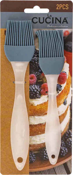 Изображение Кисть 17-20см Купман синяя черная силикон Купман Интернэшнл к/у, 2 шт