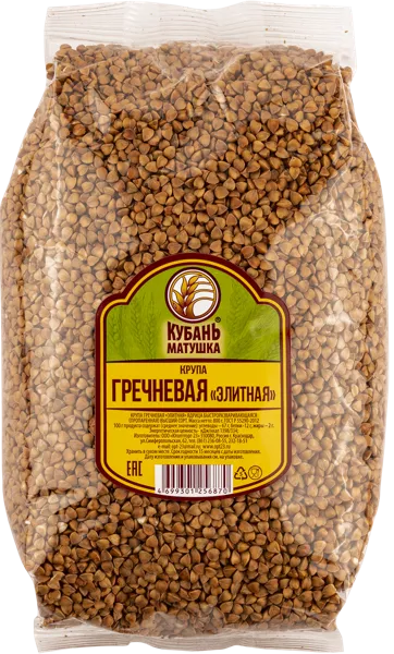 Изображение Крупа гречневая ядрица Кубань матушка элитная Югоптторг-23 м/у, 800 г