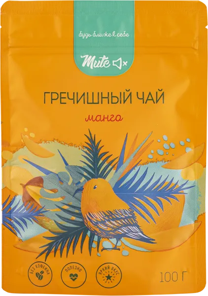 Изображение Напиток чайный гречишный Мьют манго Мьют м/у, 100 г