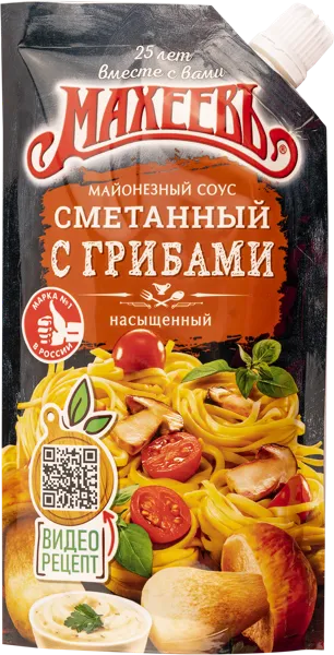 Изображение Соус майонезный Махеевъ сметанный с грибами Эссен продакшн м/у, 200 г