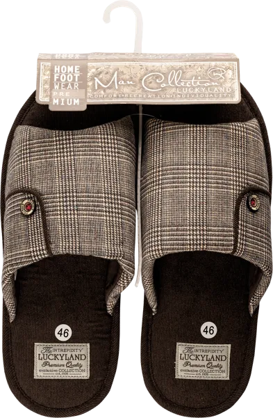 Изображение Тапочки мужские домашние Лакки Лэнд 2996 M-NCH-O Степ-Трейд , 1 пара