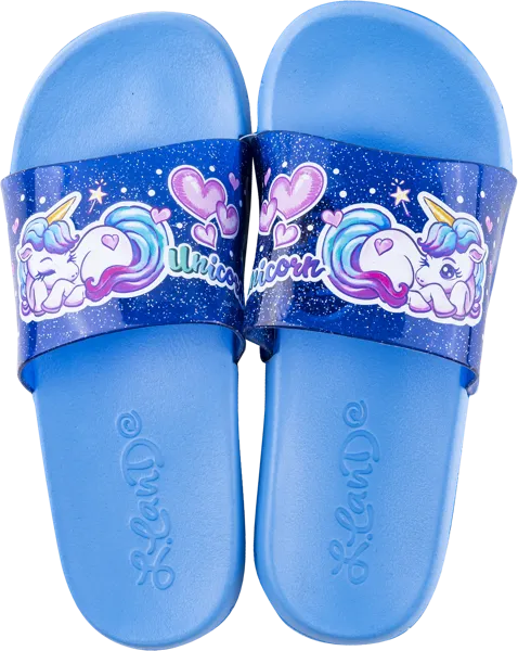 Изображение Пантолеты детские пляжные Лакки Лэнд 3487K-IS единороги Степ-Трейд , 1 пара