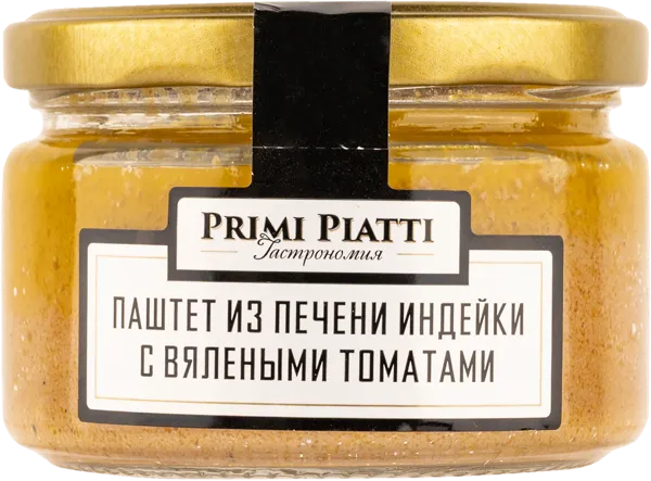 Изображение Паштет из печени индейки Прими Пьятти с вялеными томатами Шнейдерман Е.Д. ИП с/б, 180 г