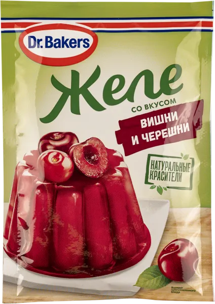 Изображение Желе Др. Бейкерс вишня черешня Др. Бейкерс м/у, 45 г