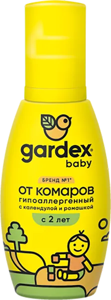 Изображение Спрей от комаров детский Гардекс бейби с 2 лет Юпеко ж/б, 100 мл