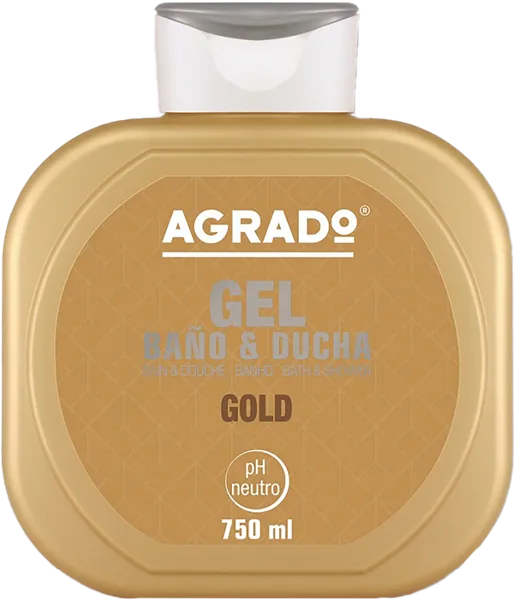 Изображение Гель для душа Аградо золото Квими Ромар п/у, 750 мл