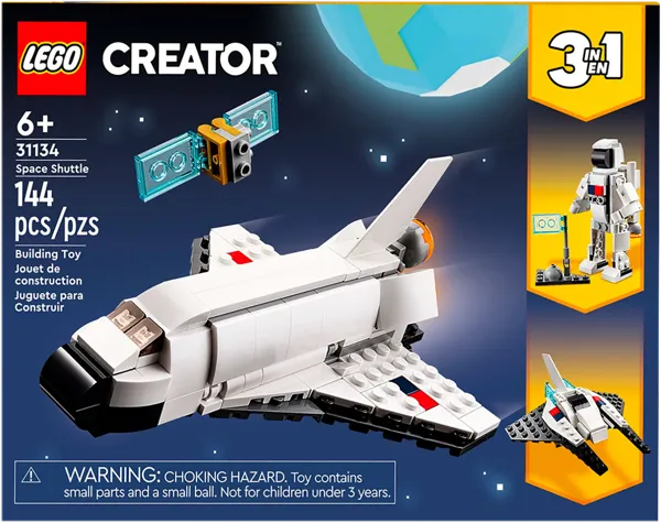 Изображение Конструктор с 8 лет 31134 Лего криэйтор космический шаттл 3в1 Лего к/у, 1 шт