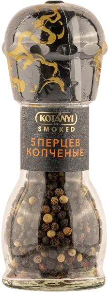 Изображение Приправа Котани 5 перцев копченые Котани Гмбх мельница, 40 г