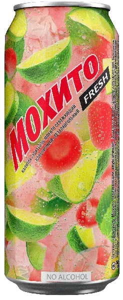 Изображение Напиток газ Мохито клубника Очаково ж/б, 0,45 л