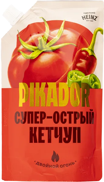 Изображение Кетчуп томатный Пикадор острый Петропродукт м/у, 300 г