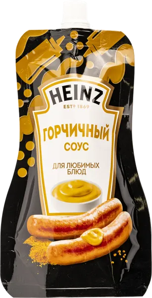 Изображение Соус Хайнц горчичный Петропродукт м/у, 200 г