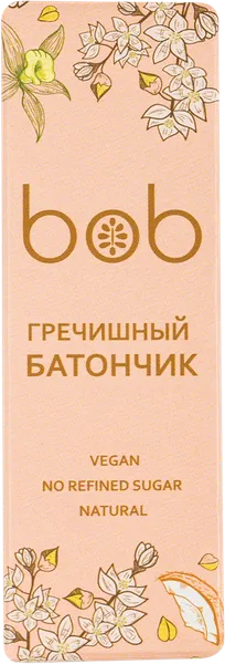 Изображение Батончик шоколадно-ореховый Боб гречишный Полезный шоколад кор, 50 г