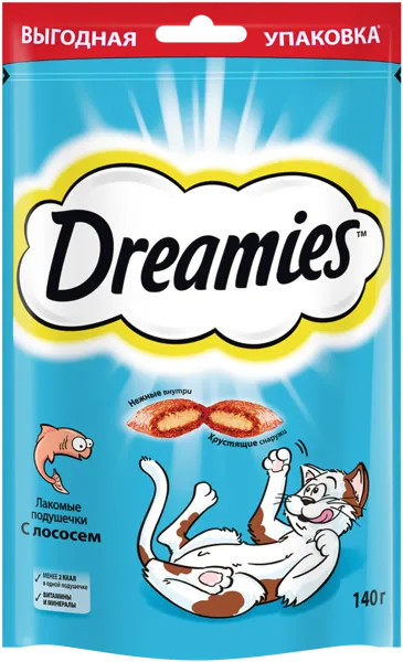 Изображение Лакомство для кошек Дримис лосось Марс м/у, 140 г
