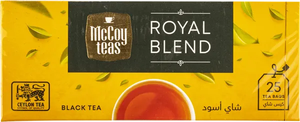 Изображение Чай черный в пакетиках Маккой роял бленд Маккой Цейлон кор, 25*2 г