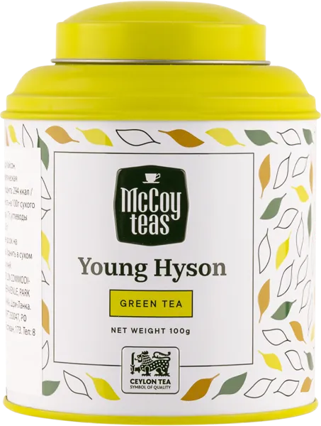 Изображение Чай зеленый Маккой янг хайсен Маккой Цейлон ж/б, 100 г