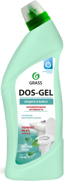 Изображение Гель чистящий для унитаза Грасс защита и блеск мятный Грасс п/у, 750 мл