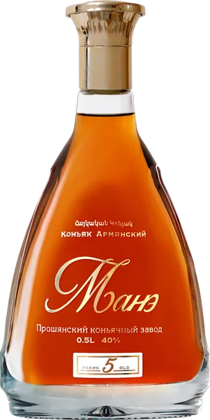 Изображение Коньяк 40% Манэ 5 лет Прошянский КЗ с/б, 0,5 л