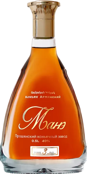 Изображение Коньяк 40% Манэ 3 года Прошянский КЗ с/б, 0,5 л