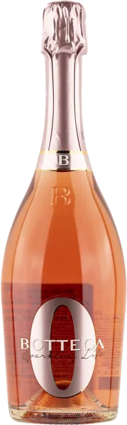 Изображение Вино игристое розовое игристое Безалкогольное боттега зеро розе Боттега с/б, 0,75 л