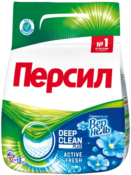 Изображение Стиральный порошок автомат Персил вернель белое белье Хенкель м/у, 1,5 КГ