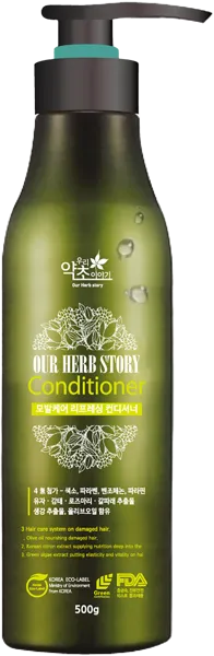 Изображение Кондиционер для повреж волос Ауэ херб стори витамины С и Е Хендай Энтек п/у, 500 мл