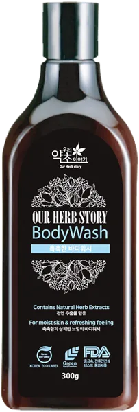 Изображение Гель для душа Ауэ херб стори экстракты трав очищение Хендай Энтек п/у, 300 мл