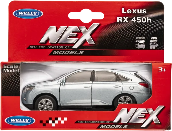 Изображение Машина 1:38 Велли лексус rx 450h Велли Фэктори ЛТД к/у, 1 шт