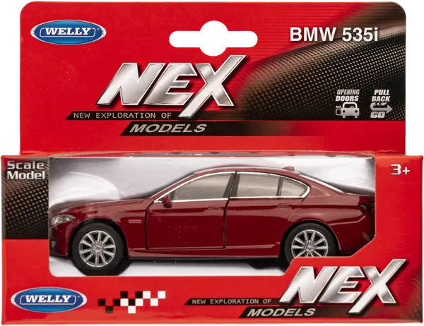 Изображение Машина 1:38 в ассортименте Велли бмв 535i Велли Фэктори ЛТД к/у, 1 шт