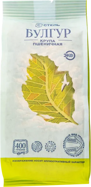 Изображение Крупа Пшеничная Агрохолдинг Степь булгур Инвестпром-Опт м/у, 400 г