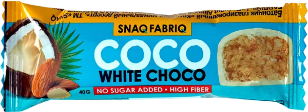Изображение Батончик в шокол без сахара Снэк фабрик кокос миндаль Фитнес Фуд м/у, 40 г