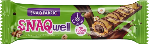 Изображение Батончик вафельный Снэк фабрик шоколадно-ореховая паста Фитнес Фуд м/у, 20 г