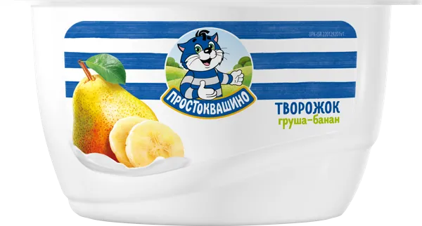 Изображение Творог 3,6% Простоквашино груша банан Эйч энд Эн п/б, 130 г